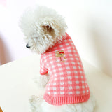 Bowknot Dog Clothes Cat Costume Hollow Knit Dog Sweater - My Store - Flyclothing LLC