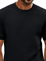 Men's Full Size Round Neck Short Sleeve T-Shirt Plus Size - Trendsi - Flyclothing LLC