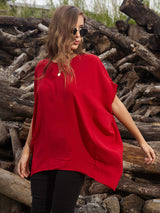 Perfee Round Neck Short Sleeve T-Shirt - Trendsi - Flyclothing LLC