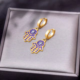 18K Gold-Plated Hand Charm Jewelry Set - Trendsi - Flyclothing LLC