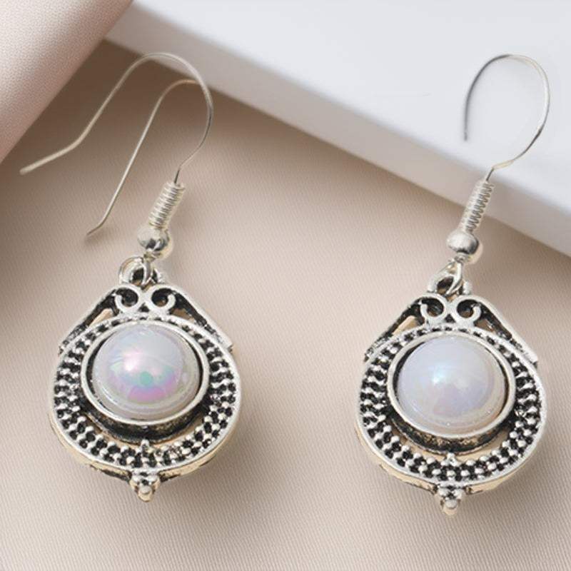 Silver Womens Drop Earrings With A Rotating Droplet Design - My Store - Flyclothing LLC