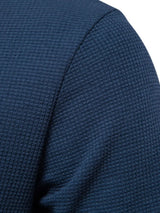 Men's Waffle-Knit Short Sleeve T-Shirt - Trendsi - Flyclothing LLC