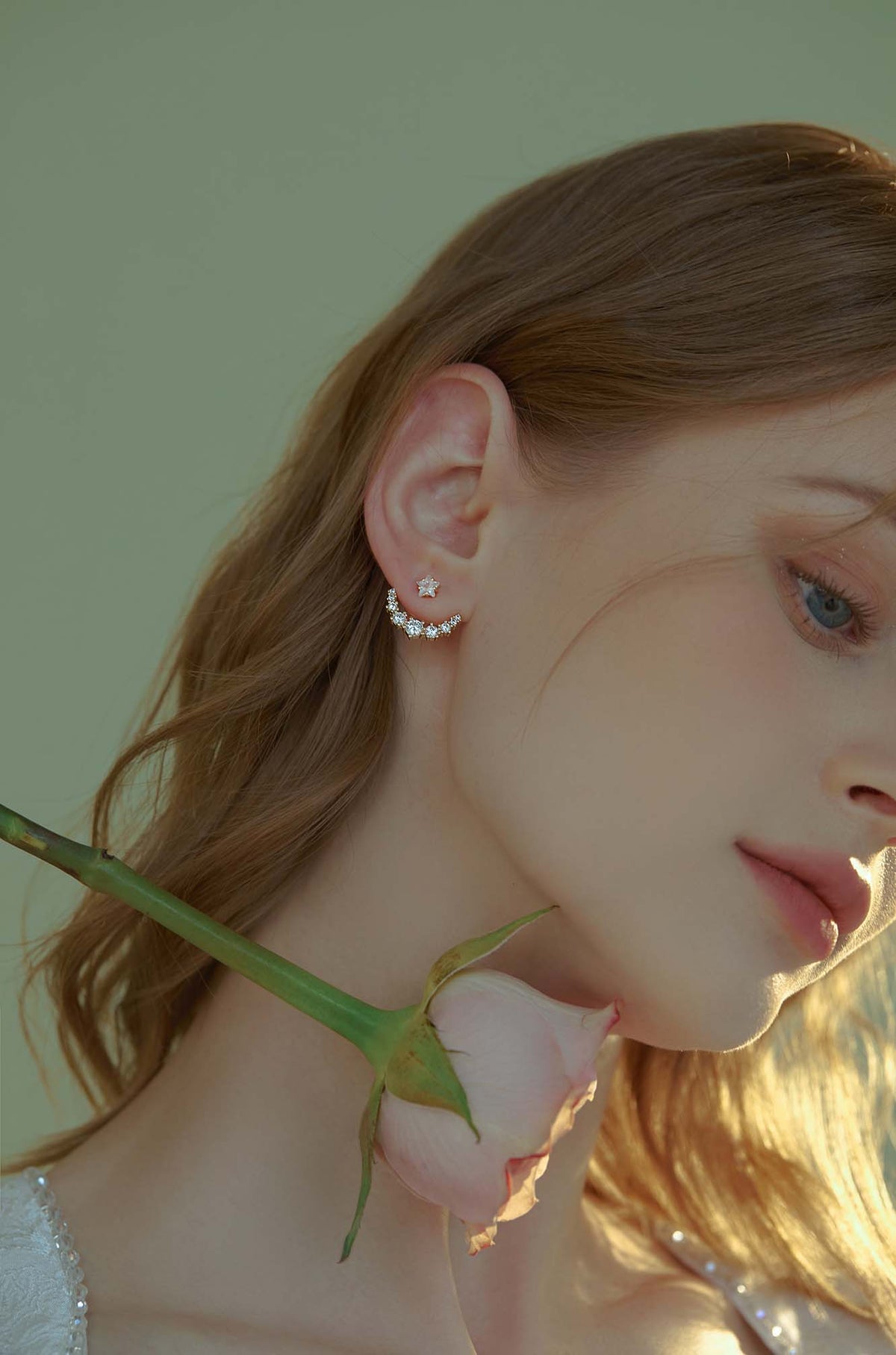 Stud Ear Jacket Earrings - Wimsico - Flyclothing LLC