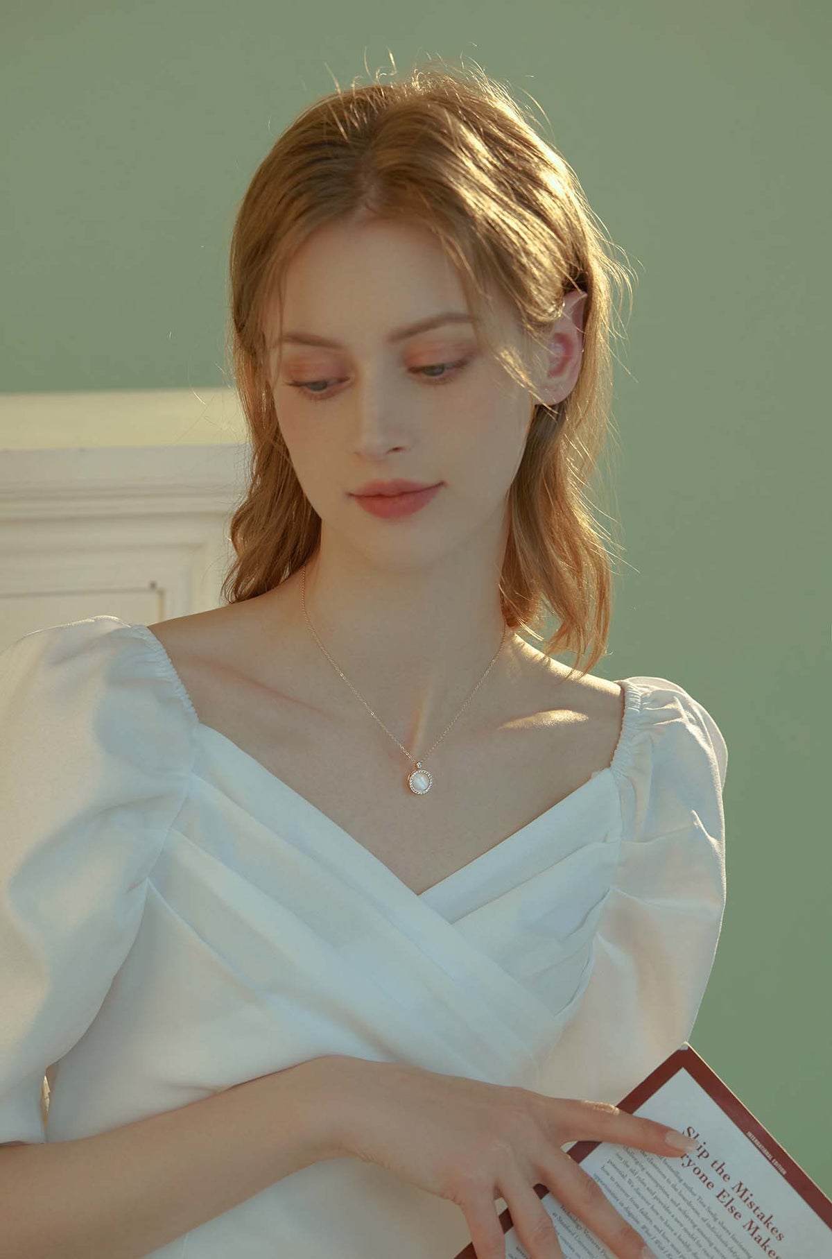 Spinning Gold Opal Necklace