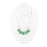 Dani Aventurine and Pearl Necklace - Barse Jewelry - Flyclothing LLC