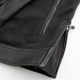 Daredevil Men's Motorcycle Twill/Leather Jacket - First Manufacturing Company - Flyclothing LLC