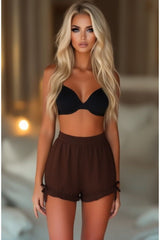 Daisy Corsets Dark Brown Crepe Bloomers - Daisy Corsets