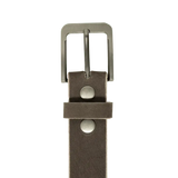 Dark Brown Nubuck Belt - First Manufacturing Company - Flyclothing LLC