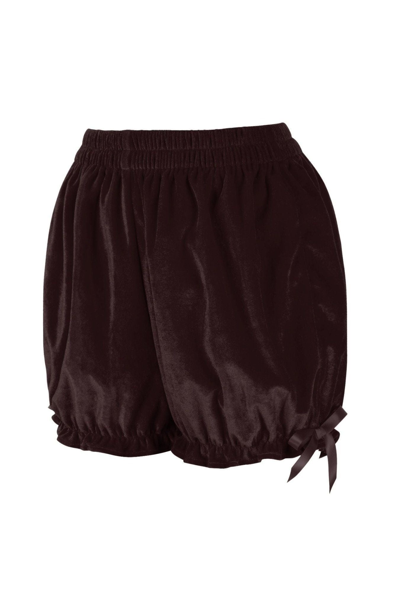 Daisy Corsets Dark Brown Velvet Bloomers - Daisy Corsets