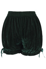 Daisy Corsets Dark Green Velvet Bloomers - Daisy Corsets
