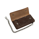 LARGE TRUCKER - Vegetable Tanned Leather Wallet - First Manufacturing Company - Flyclothing LLC