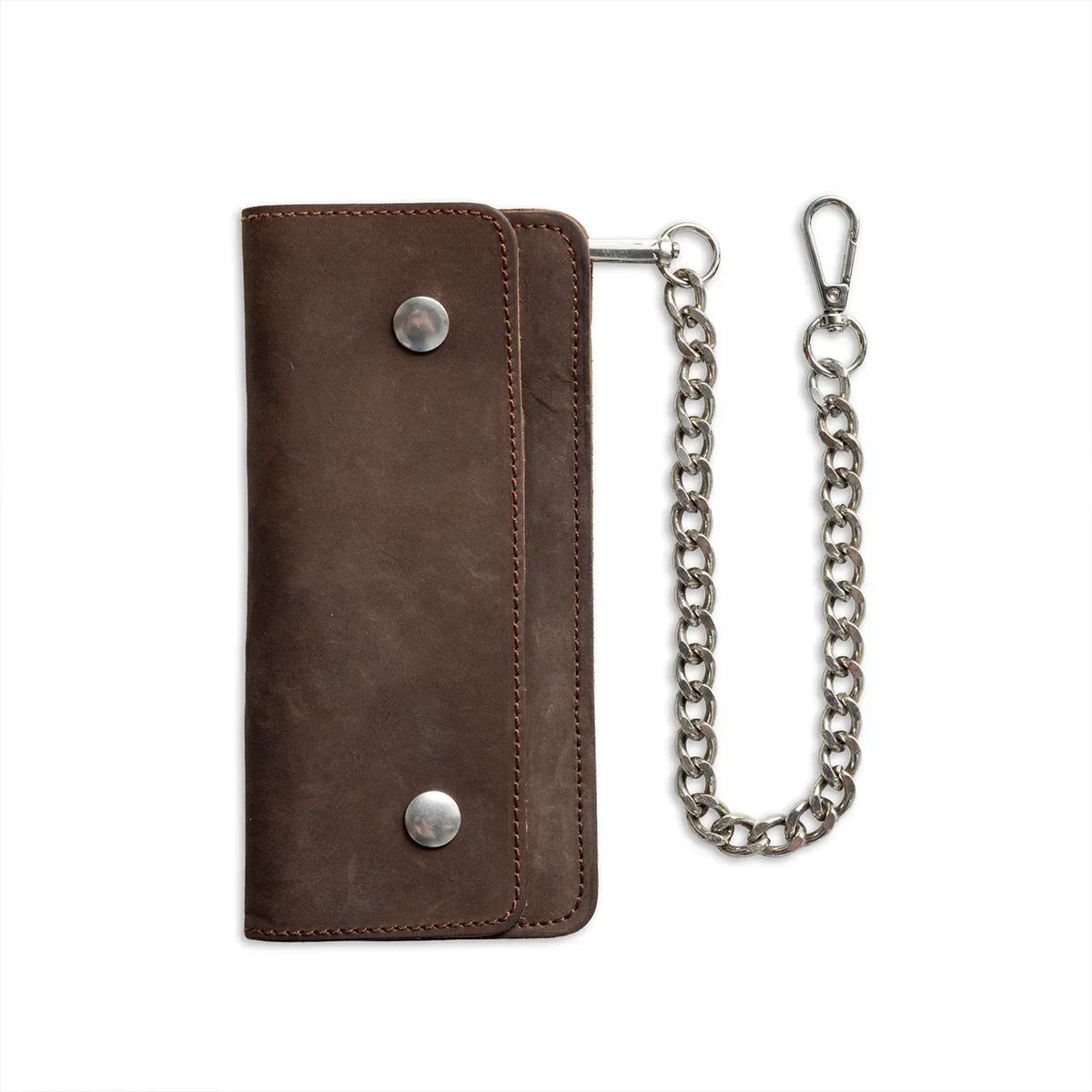 LARGE TRUCKER - Vegetable Tanned Leather Wallet - First Manufacturing Company - Flyclothing LLC