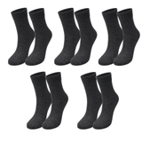tittimitti® Kids’ 98% Organic Cotton Crew Socks 5-Pack – Ages 1–12, School Socks - tittimitti - Flyclothing LLC
