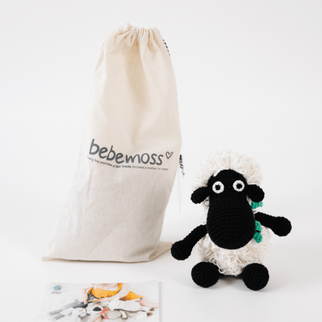 Darla the Sheep - black mini - bebemoss.com - Flyclothing LLC