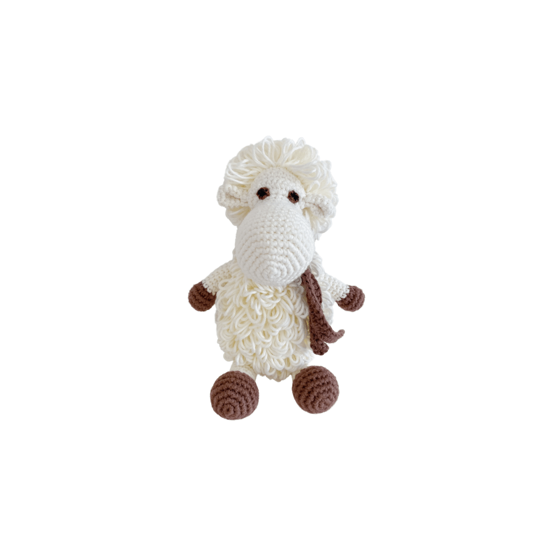 Darla the Sheep - white mini - bebemoss.com - Flyclothing LLC