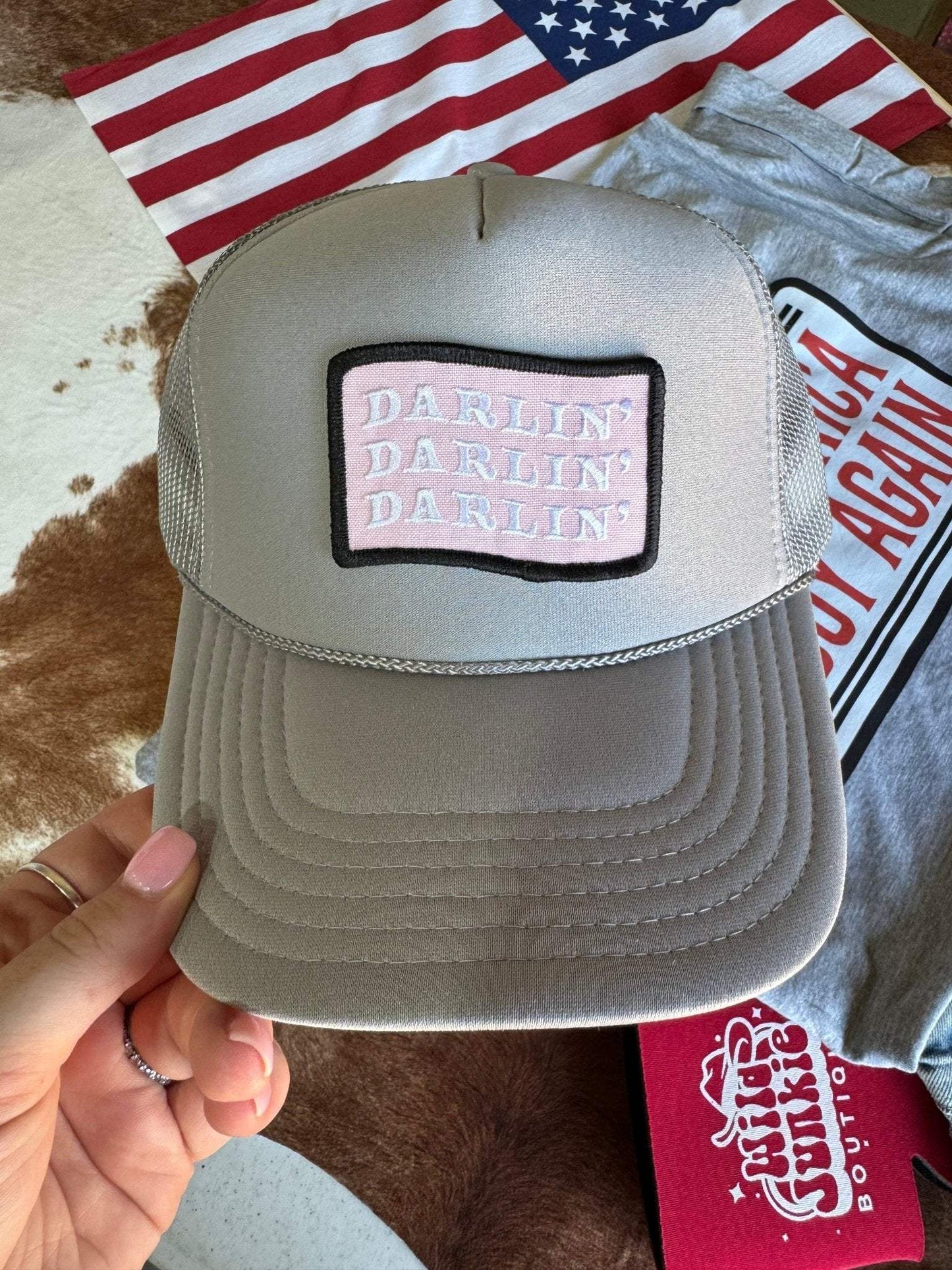 Darlin' Patch Trucker Hat - Wild Junkie - Flyclothing LLC