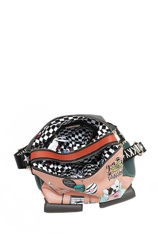 Nicole Lee USA Multifunction Adjustable Strap Eco-Leather Backpack - Trendsi - Flyclothing LLC