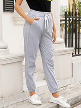 Perfee Drawstring Joggers with Pockets - Trendsi - Flyclothing LLC