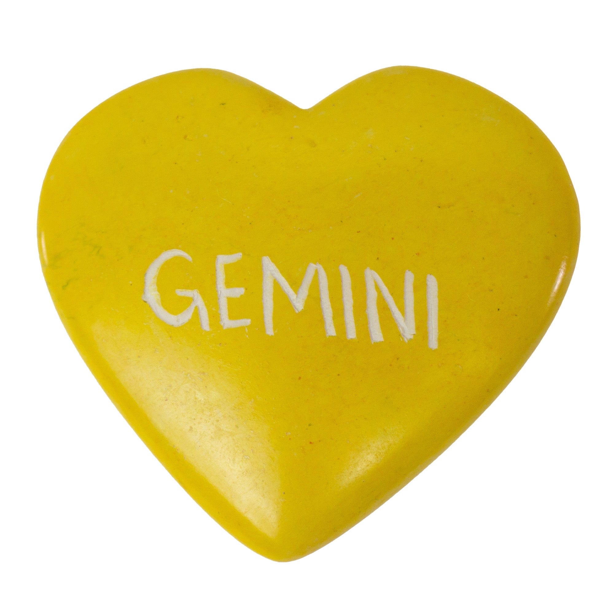 Zodiac Soapstone Hearts, Pack of 5: GEMINI - SMOLArt - Flyclothing LLC