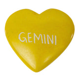 Zodiac Soapstone Hearts, Pack of 5: GEMINI - SMOLArt
