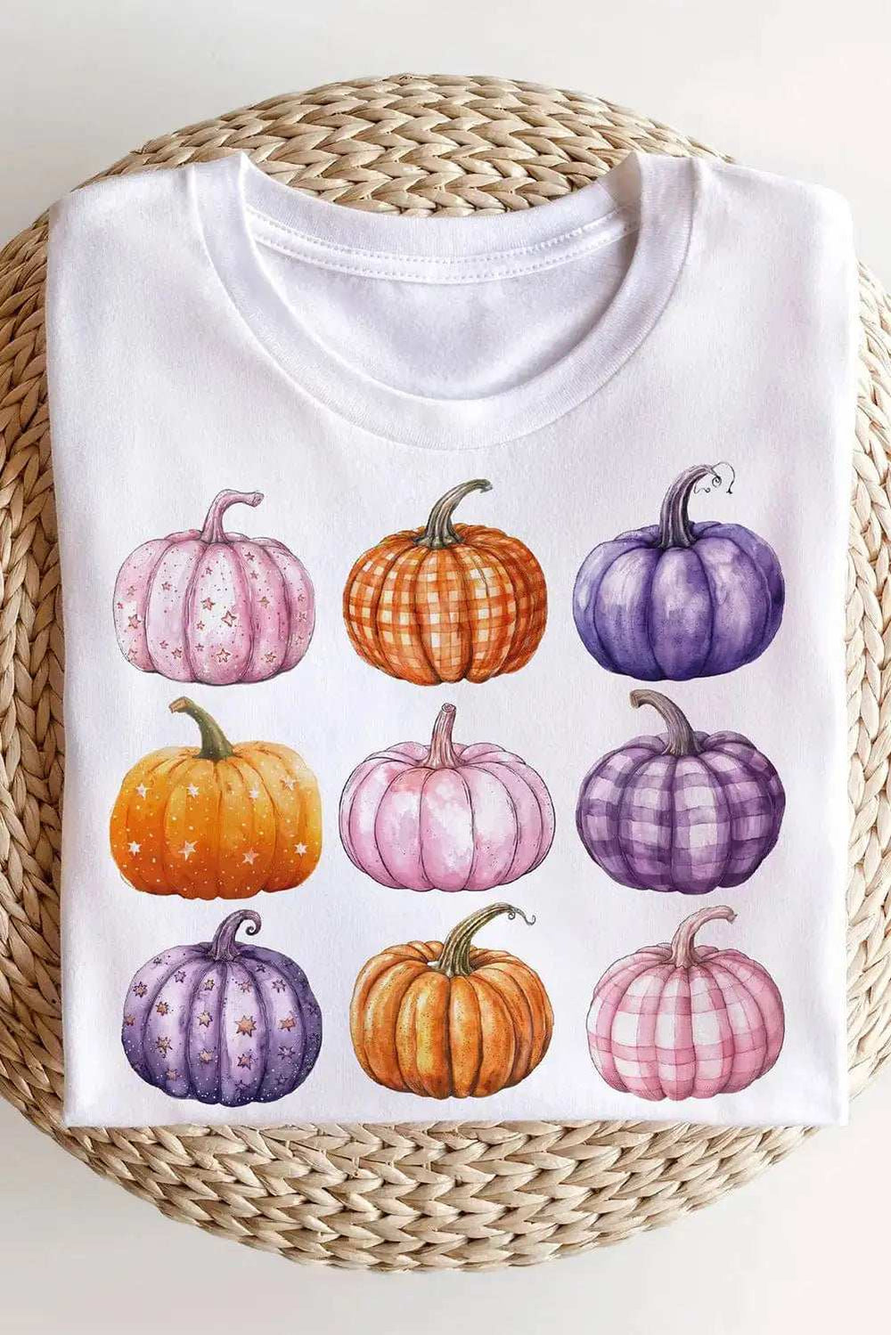 Pumpkin Graphic Long Sleeve Sweatshirt - Trendsi - Flyclothing LLC