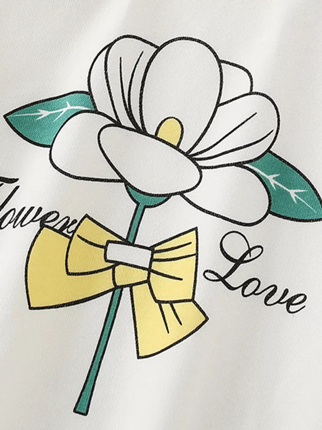 Children's Flower Graphic Crew Neck Sweatshirt - Trendsi - Flyclothing LLC