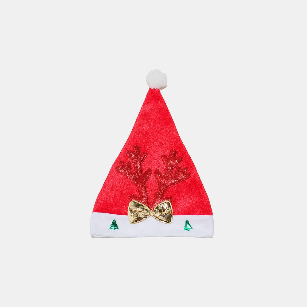 2 Piece Antler Christmas Hat with pompom - Trendsi