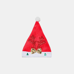 2 Piece Antler Christmas Hat with pompom - Trendsi