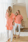 Sew In Love Round Neck Ruffled Top - Trendsi - Flyclothing LLC