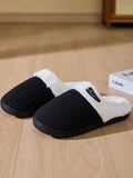 Horn Buckle Furry Texture Flat Slippers - Trendsi - Flyclothing LLC