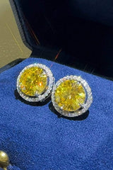 4 Carat Moissanite 925 Sterling Silver Earrings - Trendsi - Flyclothing LLC