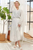 ADORA Cotton Peasant Top - Trendsi - Flyclothing LLC