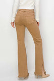 RISEN Bailey Full Size High Waist Side Slit Flare Jeans - Trendsi - Flyclothing LLC