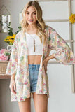 Heimish Full Size Multi Color Floral Open Cardigan Plus Size - Trendsi - Flyclothing LLC