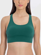 Crisscross Scoop Neck Active Tank - Trendsi - Flyclothing LLC
