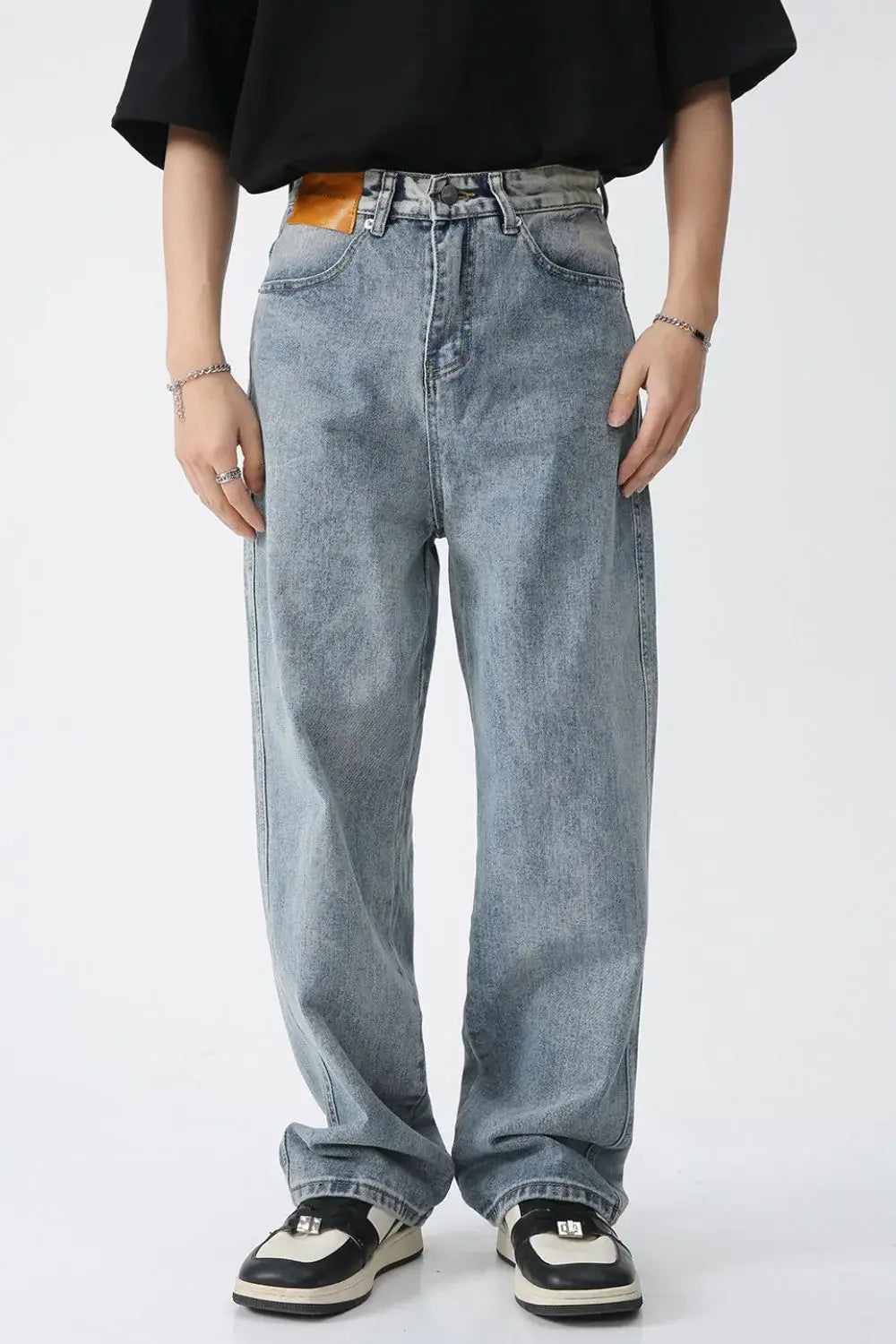 Wide Leg Jeans with Pockets - Trendsi - Flyclothing LLC