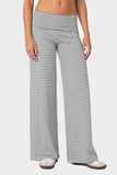 Striped Wide Leg Pants - Trendsi - Flyclothing LLC