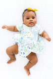 Spring Dandelion Floral S/S Twirl Bodysuit - Mila & Rose ®