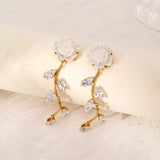 Flower Drop Earrings - Trendsi - Flyclothing LLC