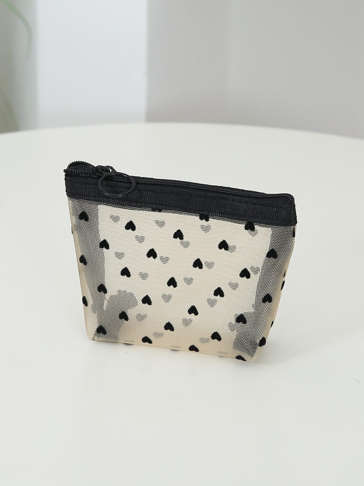 4- Piece Heart Polyester Storage Bag - Trendsi