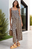 Printed Square Neck Top and Pants Set - Trendsi - Flyclothing LLC