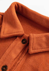 Plaid Button Up Long Sleeve Jacket - Trendsi - Flyclothing LLC
