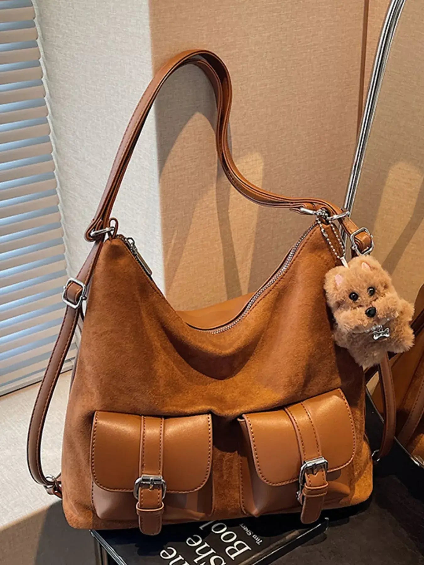 Multi-Pocket Convertible Bag - Trendsi - Flyclothing LLC