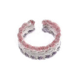 Brass Yarn-Wrapped Open Ring - Trendsi - Flyclothing LLC