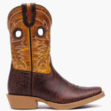 Durango Little Kids Shyloh Western Boot Molé Brown/Golden Maze