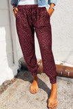 Leopard Print Joggers with Pockets - Trendsi - Flyclothing LLC