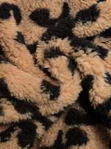 Leopard Zip Up Fleece Jacket - Trendsi - Flyclothing LLC