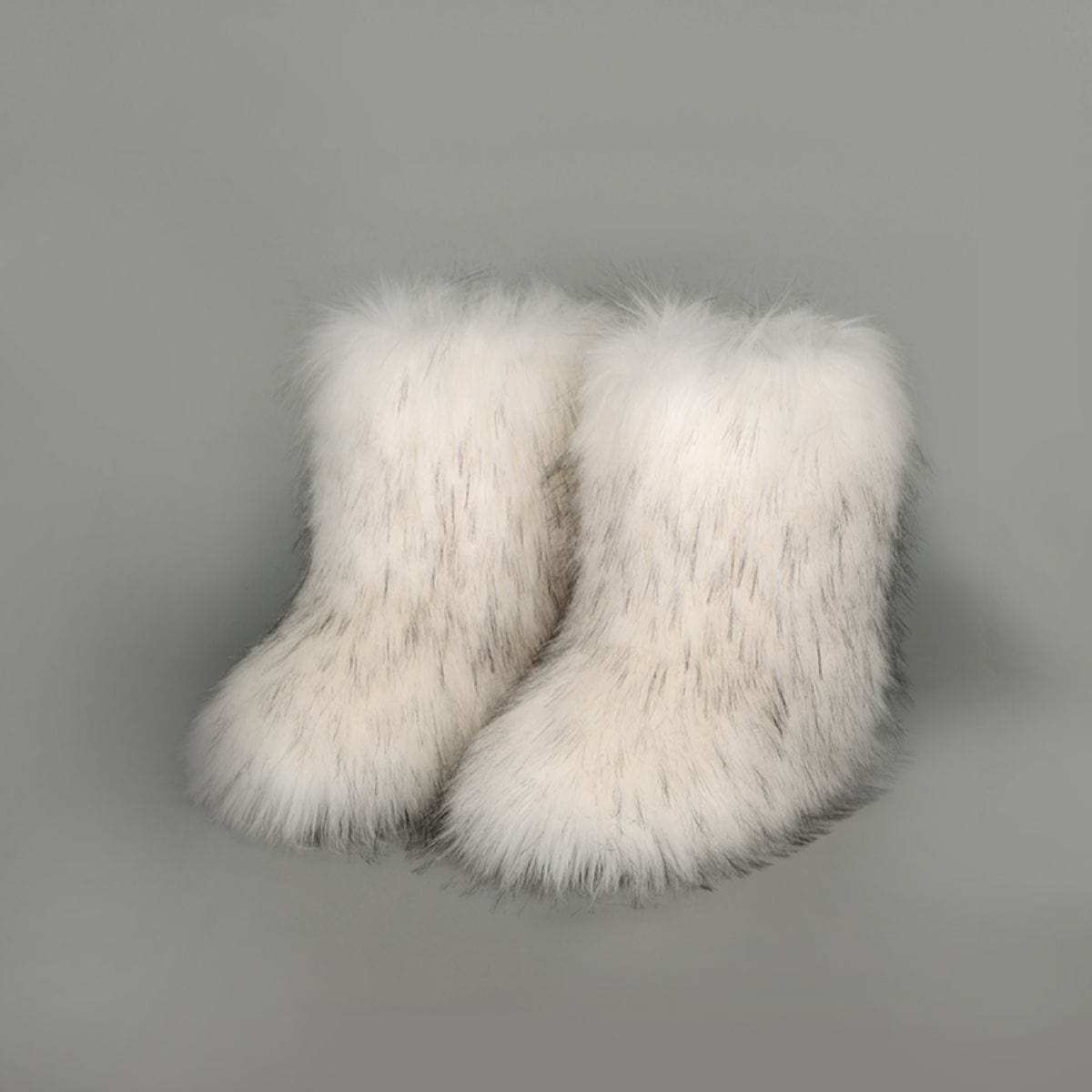 Thermal Fuzzy Platform Boots - Trendsi - Flyclothing LLC