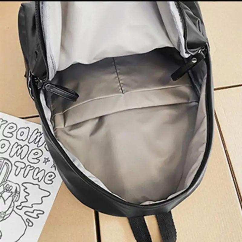 PU Leather Zip Backpack Bag - Trendsi - Flyclothing LLC