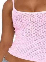 Lace Square Neck Cami - Trendsi - Flyclothing LLC